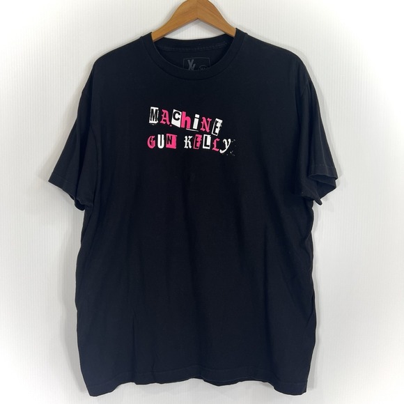 Xx Other - Machine Gun Kelly T-Shirt Men's Size XL Black Pink Short Sleeve 100% Cotton